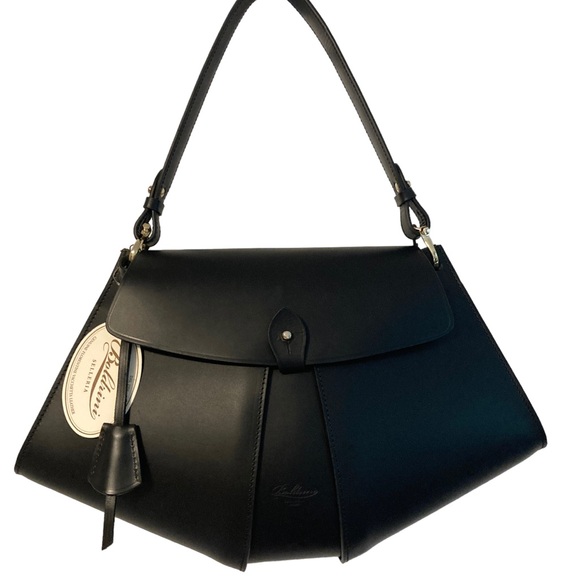 SELLERIA BOLDRINI Handbags - Boldrini Chic Black Leather Shoulder Bag